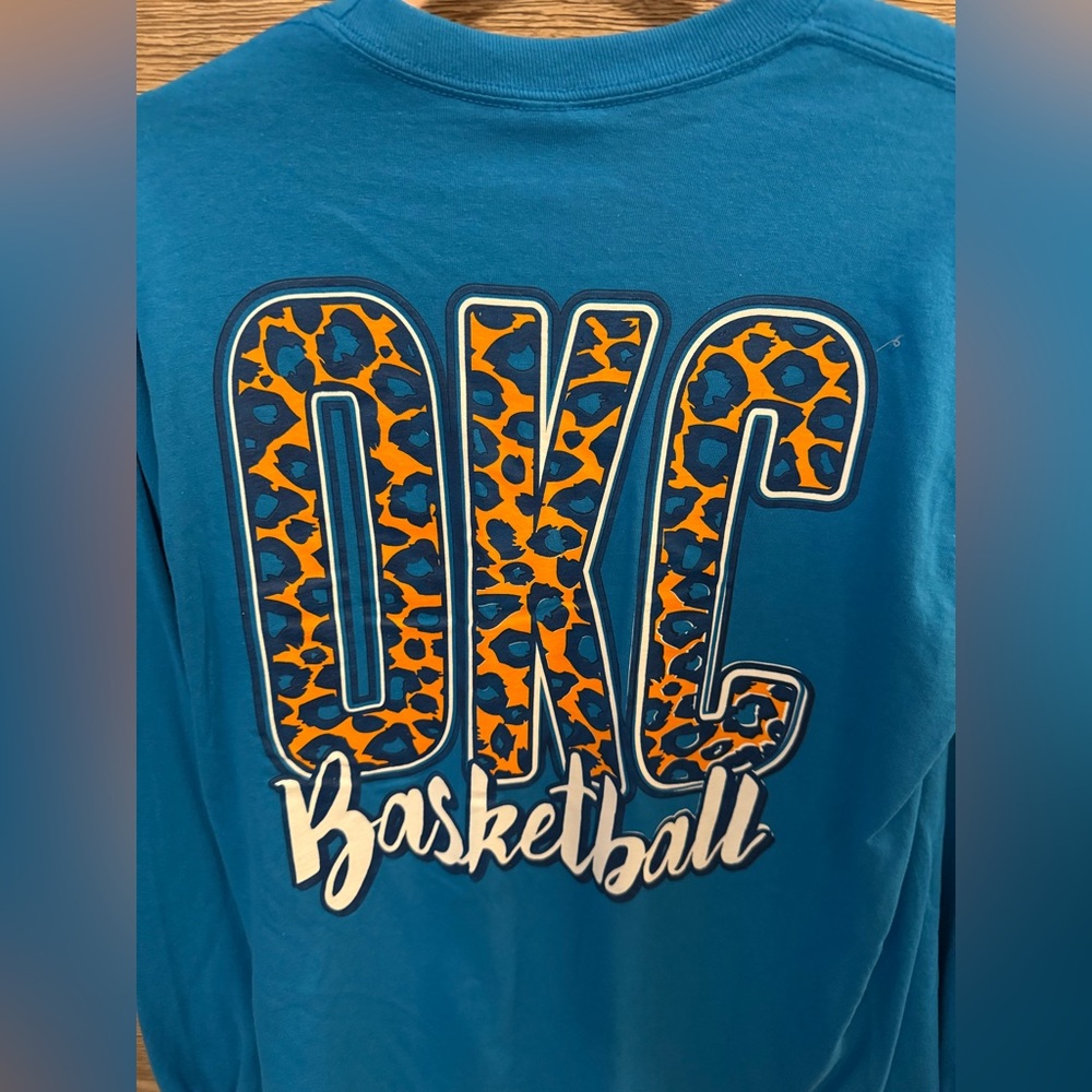 OKC THUNDER long sleeve shirt